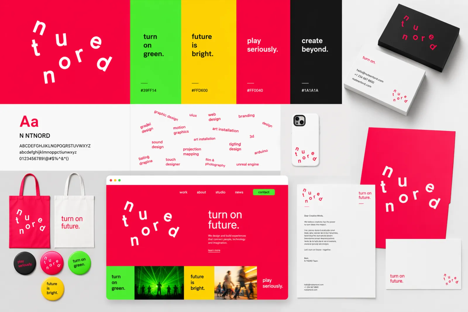 Brand applications mood board 2