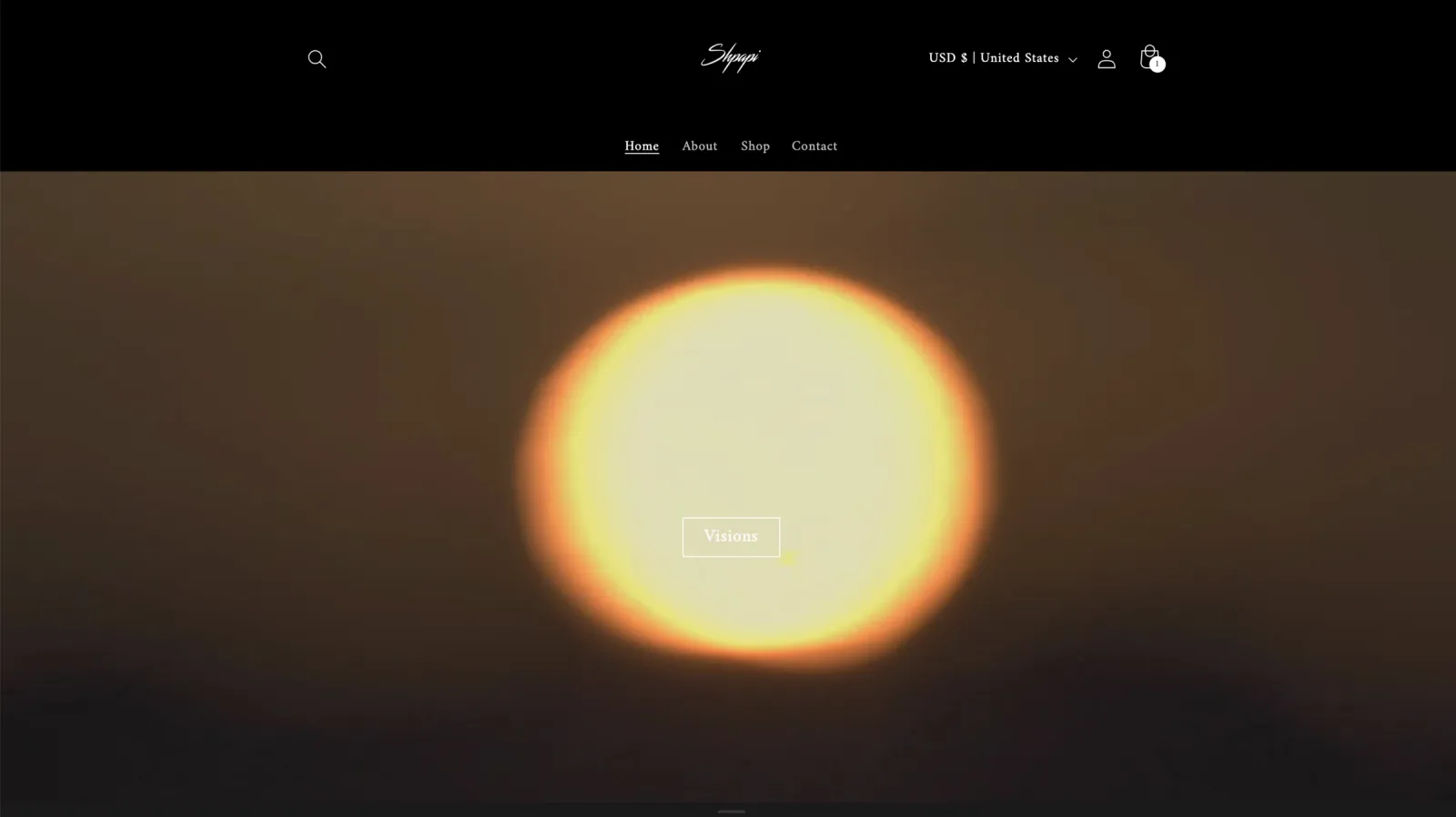 Original homepage — club-night styling