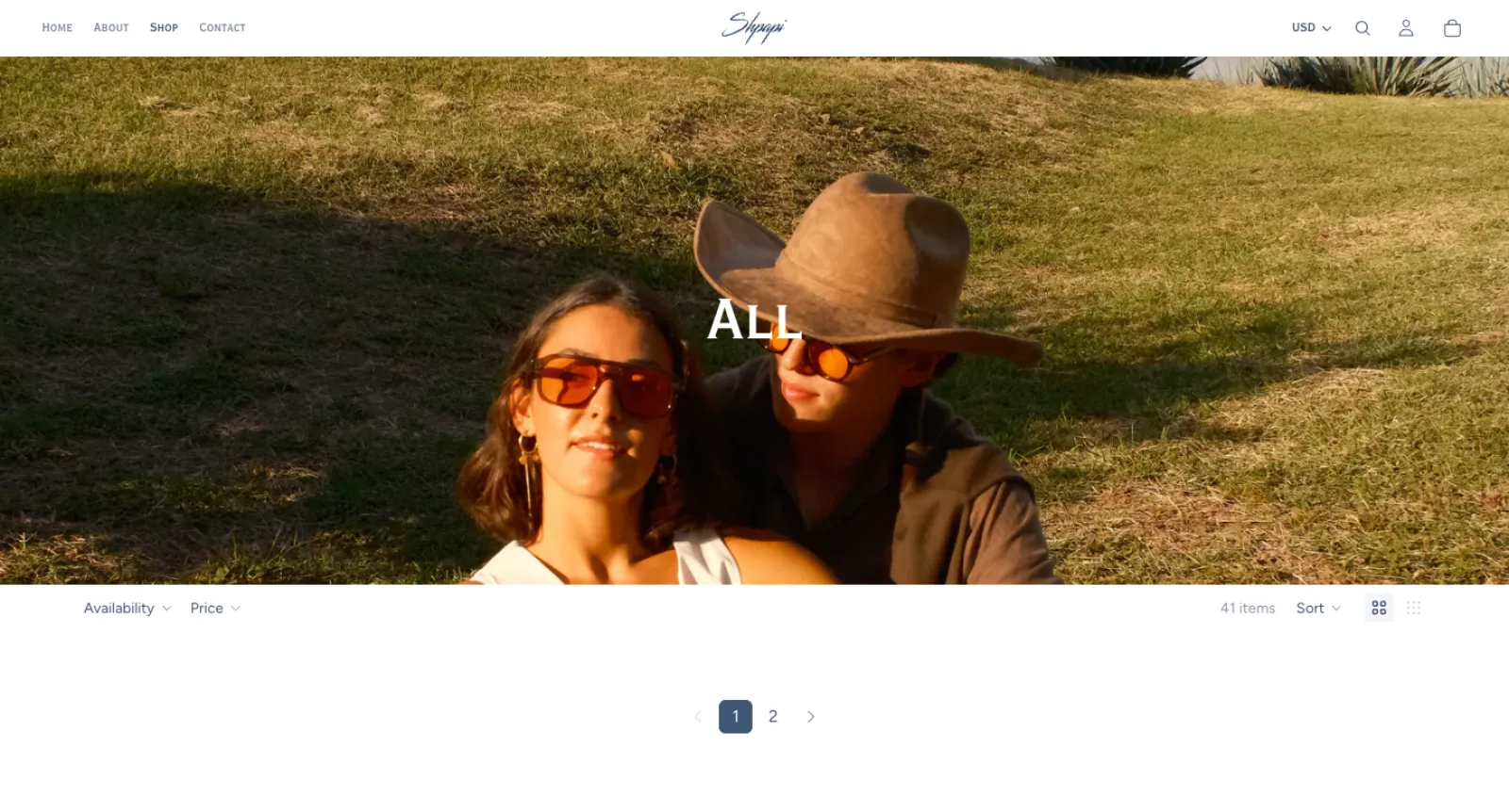 Redesigned shop